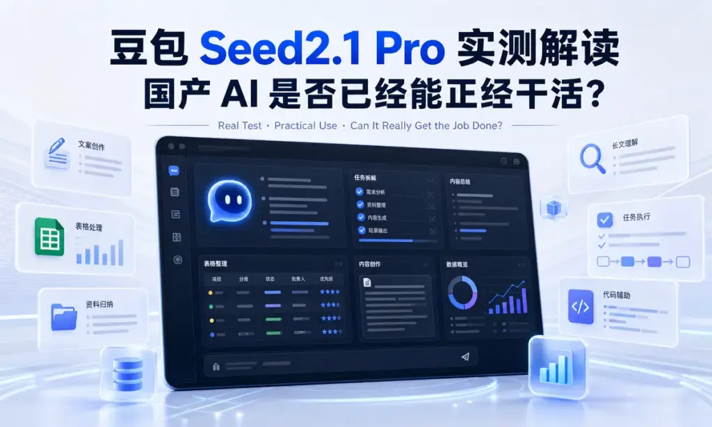 豆包 Seed2.1 Pro 实测：5 类办公写作场景能不能稳定交付-星绘集