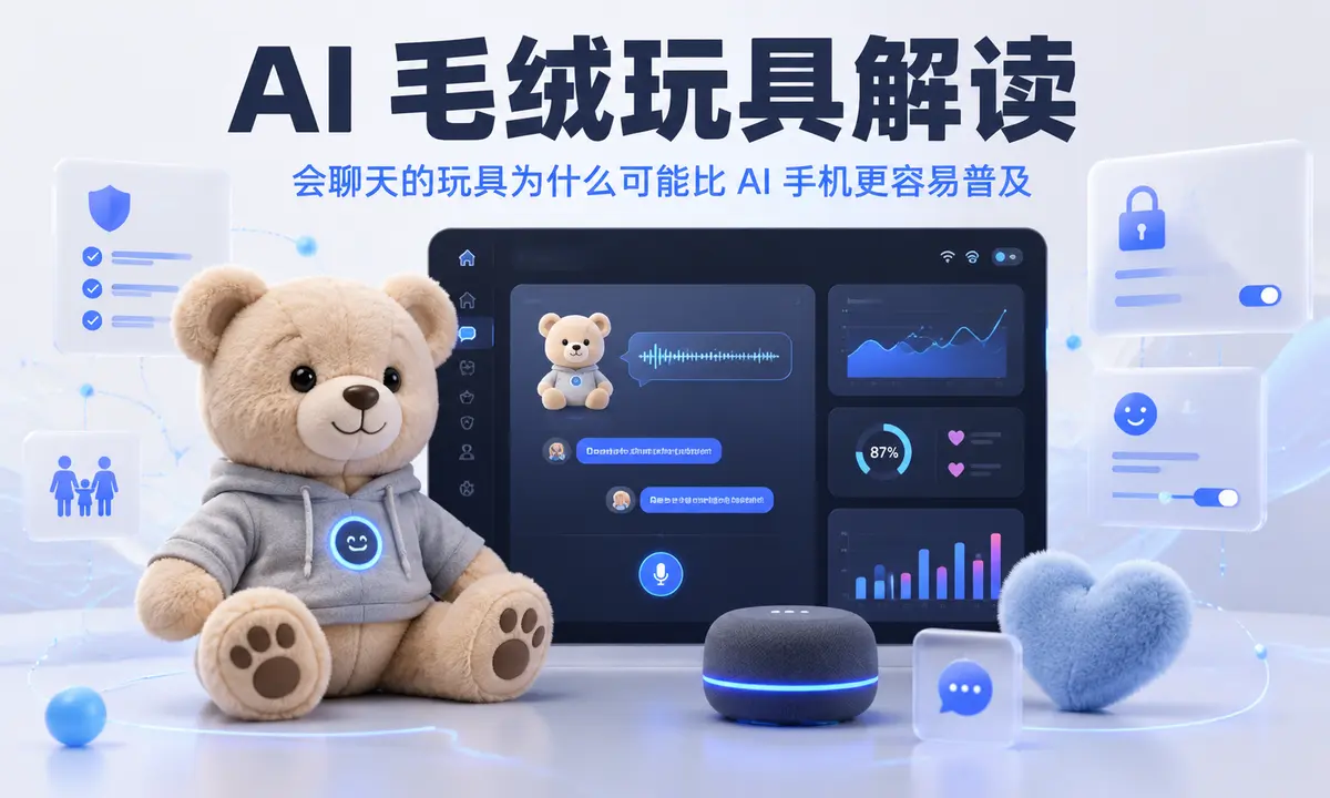AI 毛绒玩具解读:会聊天的玩具为什么可能比 AI 手机更容易普及-星绘集