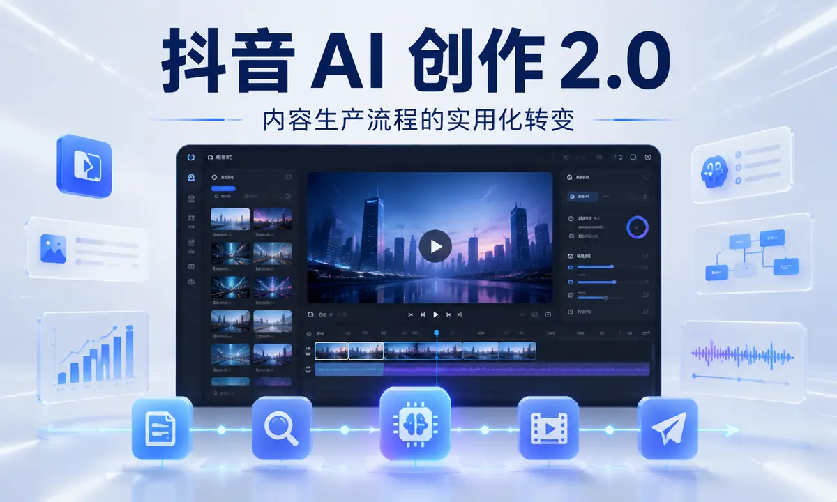 抖音 AI 创作 2.0:内容生产流程的实用化转变-星绘集